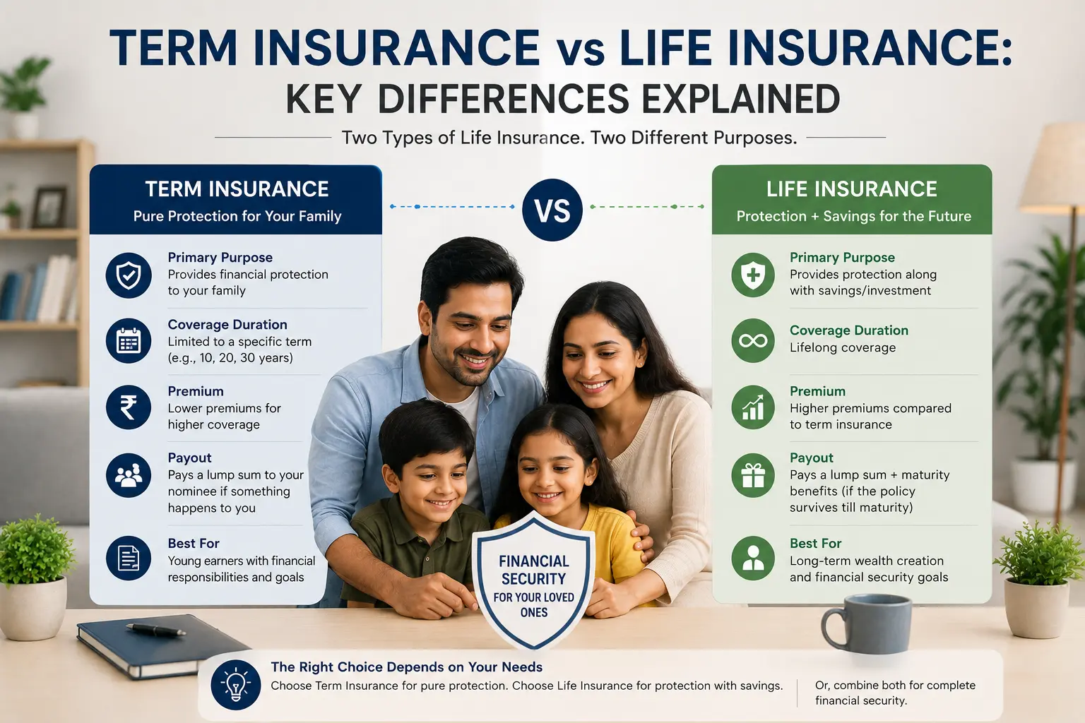 Term Insurance vs Life Insurance